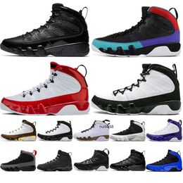 2023 Jumpman 9 9S Mens Basketball Shoes 'S Sneakers Reflective Racer Blue Space Jam Bred Gym Red Unc Mens Men JORDON