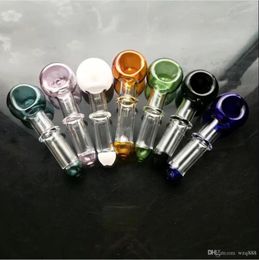 Coloured new head cooker Wholesale Glass bongs Oil Water Pipes Glass Pipe Rigs Smoking