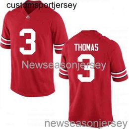 Stitched 2020 Ohio State Buckeyes 3 Michael Thomas Jersey Scarlet NCAA Custom any name number XS-5XL 6XL