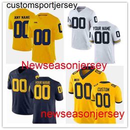 Cheap custom Michigan Wolverines Jersey Any Number Name Mens Women Youth NCAA football Jersey XS-5XL 6XL