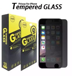 Privacy Screen Protector For iPhone 15 Pro Max XR XS 12 13 14 Plus Anti-spy Tempered Glass Film with retail box