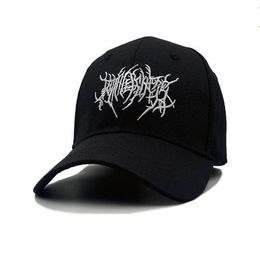 Gothic Street Punk Frauen Baseball Cap Cotton Fashion Embroidery Outdoor Black Sports Caps Men Women Hip Hop Snapback Dad Hats