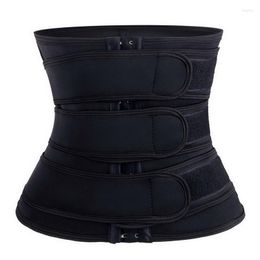 Women's Shapers Women's 13 Steel Boned Waist Trainer Corset Cincher Sweat Faja Sport Girdle Slimming Shaper Abdominal Trimmer Belt