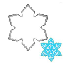 Baking Moulds Plaque Stainless Steel Snowflake Cookie Cutter Biscuit Tools DIY