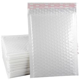 Gift Wrap 10 PCS/Lot White Foam Envelope For Letters Mailers Padded Packaging With Bubble Mailing Bags Envelopes Emballage Buste