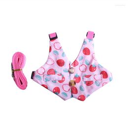 Dog Collars Pet Accessories Harnesses Cat Vest Puppy Leashes Set Soft Mesh Harness With Leash Small Hamsters