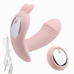 Seks Oyuncaklar Uzaktan Kumanda Tavşan Masajları Giyilebilir Külot Vibratör Vajina Klitoris Stimülasyonu Su Geçirmez Kadın Mastürbatörü için