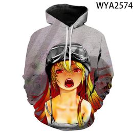 Men's Hoodies 3D Printed Cool Monogatari Men Women Children Sweatshirts Fashion Streetwear Pullover Long Sleeve Boy Girl Kids Coat