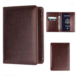 Wallets Travel Passport Holder Cover Slim Id Card Case Protector Accessories For Men &women