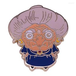 Brooches P5329 Dongmanli Witch Anime Figures Metal Brooch Enamel Pins Badge Backpack Bag Collar Lapel Jewellery