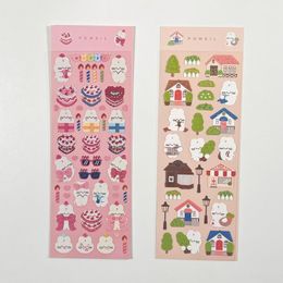 Gift Wrap Korea INS Little Theme Guruca Sticker DIY Cutting Book Mobile Phone Case Diary Chasing Decoration