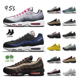 Running Shoes Airsmax Sneakers Hot Pink Dark Army Light Photo Blue Bordeaux 95S Speed Triple Black White Amax Max 95 Multi Greedy Neon Off on Sale