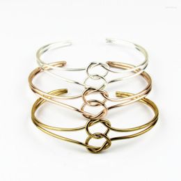 Bangle Double Love Knot Wedding Gift Set Honey Jewellery Bridesmaid Gifts Mother Of The Bride