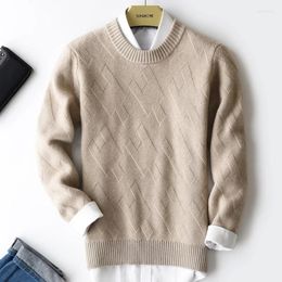 Men's Sweaters Double Thickening High Quality Cashmere Sweater Men Pullover 2022 Autumn Winter Clothes Hombre Robe Pull Homme Hiver