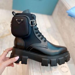 Бои ботинки Martin Boot Winter Shoune Женщины кожаная нейлоновая лодыжка