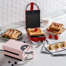 Bread Makers Electric Sandwich Maker 5 In 1 Timed Waffle Multifunctional Breakfast Machine Household Grill