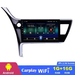 Car dvd Radio 10.1 Inch player Android GPS Navigation System for Toyota Corolla-2017 LHD stereo corolla