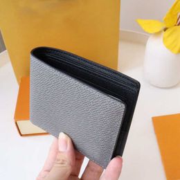 mens wallet designer women wallets genuinel leather card holder fashion coin purse simple pocket Organiser taiga cowhide credit bag 3 Colour M81628