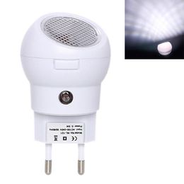 Night Lights Light LED Bedroom Lamp EU Plug 360 Manual Rotation Sensor