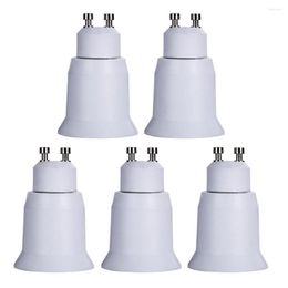 Lamp Holders 5pcs GU10 To E27 Holder Socket Base Light Bulb Adapter Lighting Parts Accessories