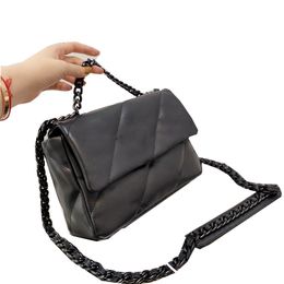 Womens 19 Series Classic Mini Flap Bags Black Hardware Luxury Designer Top Genuine Real Leather 25CM Large Capacity Cosmetic Crossbody Shoulder Handbags