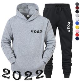 Men's Tracksuits Fashion Tracksuit Printing Couple Sportswear Set Hoodies and Sweat Pants Causal Sport Outdoor Women Men Suit Plus Size 220930