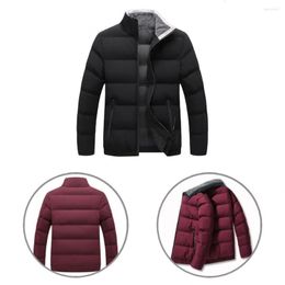 Men's Down Trendy Winter Jacket Plus Size Padded Leisure Coat