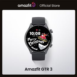 android os smartwatch NZ - Global Version Smart Wristbands Amazfit GTR 3 GTR3 GTR-3 Smartwatch AMOLED Display Zepp OS Alexa Built-in GPS Smart Watch for Android IOS