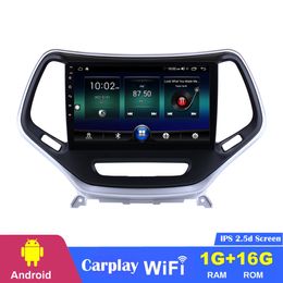 Android GPS Car dvd Player Head Unit Navigation Multimedia for Jeep Grand Cherokee-2016 WIFI SWC 10.1 inch