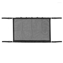 Car Organiser Ceiling Cargo Net Pocket Adjustable Portable Roof Mesh Bag Durable Sundries Storage Netting For SUV Truck 2022