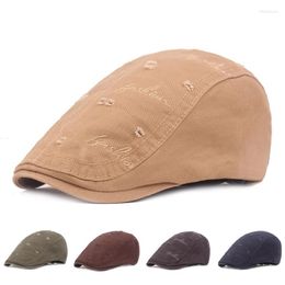 Berets Fashion Men's Caps Peaky Blinders Casual Vintage Cotton Visor For Women Retro Flat Hats Brand Summer Spring Beret