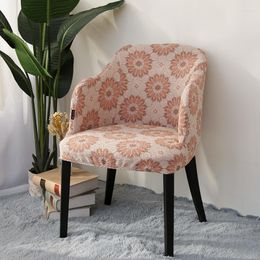 Chair Covers Dining Armchair Cover For Restaurant/el Fabric Elastic One-piece Protective Computer Jacquard