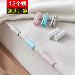 Clothing Storage 12 PCS BedSheet Clips Plastic Slip-Resistant Clamp Quilt Bed Cover Grippers Fasteners Mattress Holder For Sheets Home