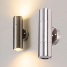 Outdoor Wall Light Stainless Steel Modern Waterproof IP65 Villa Porch Garden Exterior Sconces Decor Lighting