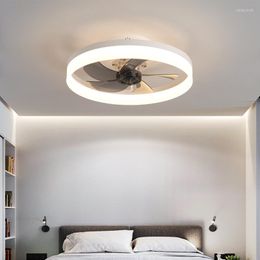 Ceiling Light Fans AC DC Fan Bedroom Lamp Lighting For Living Room Decorative Lamps Ventilated Silent With Remote Control