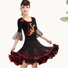 Stage Wear Dance Chinese Folk Costume Clothing National Ancient Fan Traditional Costumes TA706