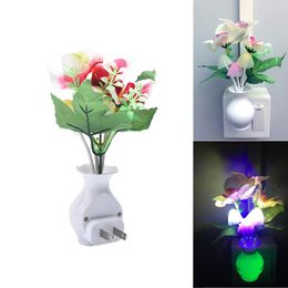 Interior Decorations LED Novelty Light Mushroom Tulip Flower Sensor Night Lamp Home Decoration