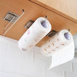 Hooks 1/2pcs Hanging Towel Holder Toilet Paper Hold Bathroom Rack Stand Kitchen Home Storage Racks Roll