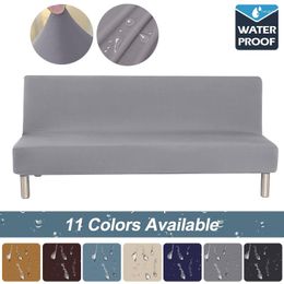 Chair Covers Waterproof Fabric Sofa Bed Cover Big Size Armless For Living Room Washable Couch Chaise Lounge