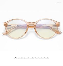 Sunglasses Frames TR Frame Round Eyeglasses Women Mens Optical Glasses Vintage Computer Retro Anti Blue Light