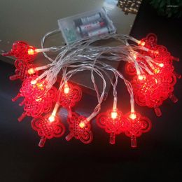 Strings Battery Powered China Knot Led String Lights Lovely Festival Light For Chinese Year Decor. Girls Living Room Decorative