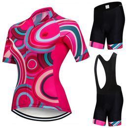 Racing Sets VENDULL Women Cycling Set Summer MTB Bicycle Clothing Outdoor Clothes Ropa Ciclismo Bike Jersey