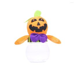 Gift Wrap 4PCS Halloween Candy Jar Sweets Storage Container Party Favors Holder Creative Ghost Festival Box