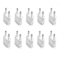 Power Plug Adapter EU Adapter Travel CN US To KR Brazil Israel Black White Electrical Converter Sockets Outlet