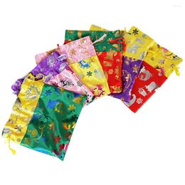 Gift Wrap Christmas Bag Candy Bags Drawstring Wrapping Storage Party Supplies Pouches Jewellery Holder Treat