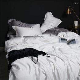 Bedding Sets Silk Set Pure 25 Momme Healthy Duvet Cover Flat Sheet Pillowcase Bed Linen For Sleep