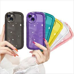 Защита Circmer Camera Clear Case Прозрачные ударные мягкие TPU для iPhone 14 13 12 11 Pro Max XR XS X 8 плюс Samsung A13 A23 A33 A53 A73 A03S A03 Huawei Xiaomi