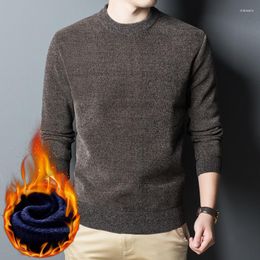 Men's Sweaters Pullover O-Neck Sweater Men 2022 Autumn Winter Cashmere Cotton Warm Jumper Clothes Pull Homme Hiver Man Hombres Y676