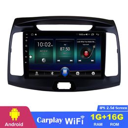 Car DVD GPS Navigation Multimedia Radio Player for Hyundai Elantra 2011-2016 with WIFI support SWC 9 inch Android 10 HD Touch Screen