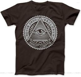 Men's T Shirts Illuminati Eye Symbol Shirt Men Women TEE Cotton Customise T-shirt